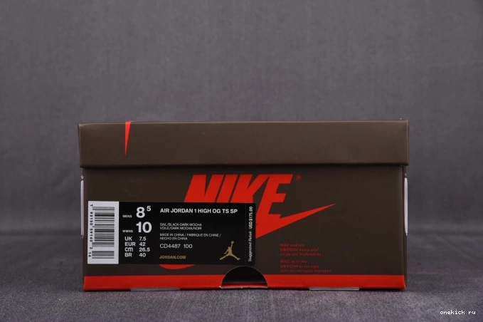 Rep Onekick 'TRAVIS TS OG - SCOTT' HIGH 2.0 CD4487-100 1 JORDAN AIR SP 0807